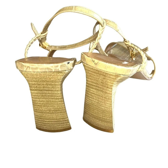 Vintage 90s Nine West Square Toe Heels‎ 8.5 - Picture 3 of 7